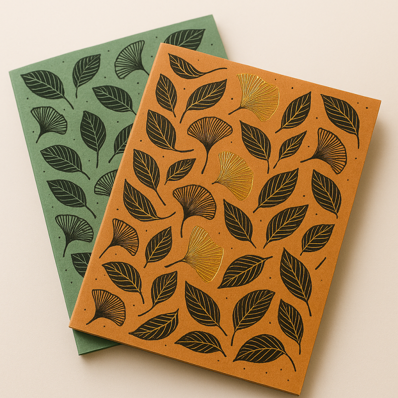 PRINTED KRAFT PAPER WITH LAMINATED LIQUID FOIL