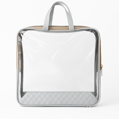 PVC TRANSPARENT ZIPPER BAG