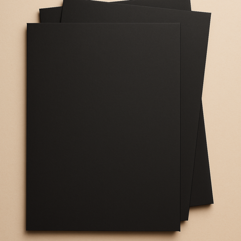 ROCSO ONE SIDE BLACK LAMINATED BOARD 1.5 MM