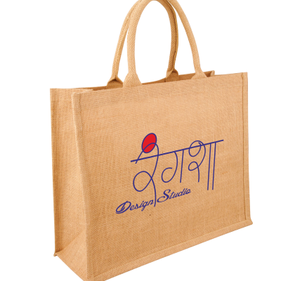 Logo Printed Jute Bag
